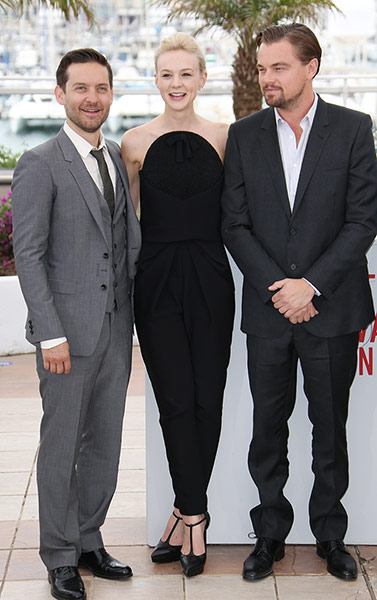 Gatsby photocall: Tobey Maguire, Carey Mulligan and Leonardo DiCaprio