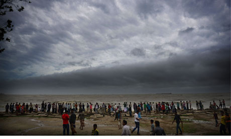 Cyclone evacuation in Bangladesh