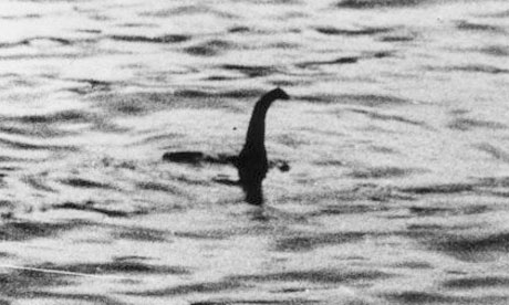 A 1930s faked picture of the Loch Ness monster