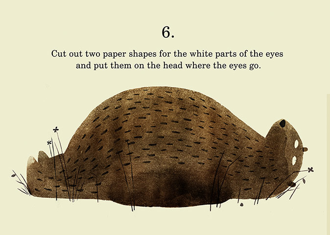 How to draw a bear: Step 6