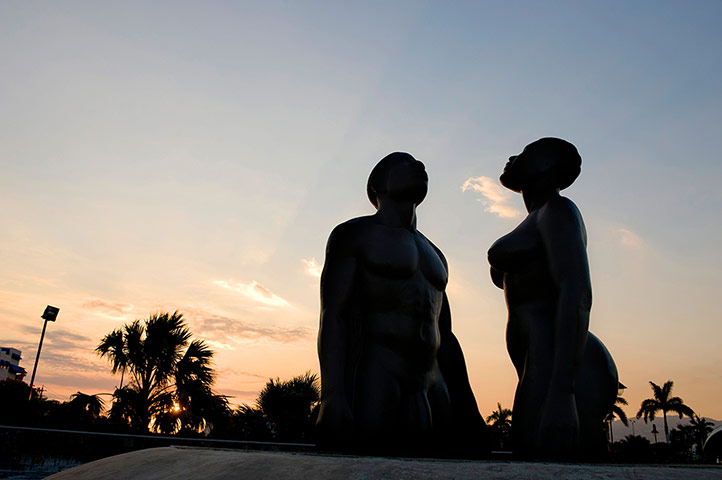 Viewfinder4: Redemption Song monument in Emancipation Park, Kingston, Jamaica
