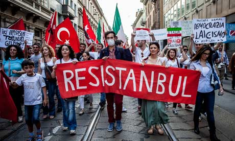 Image result for Photos of the Turkish protest march