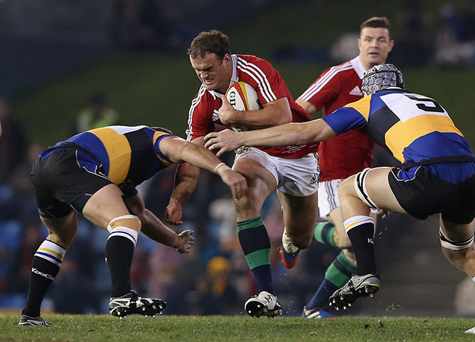 rugby: Combined Country v British & Irish Lions
