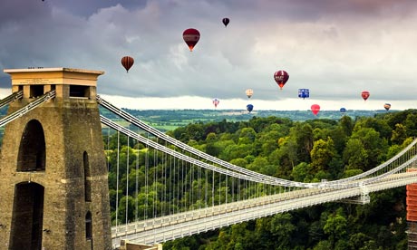 Clifton suspension bridge in Bristol