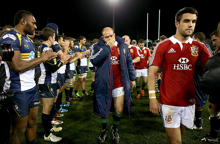 Lions: Rory Best is dejected