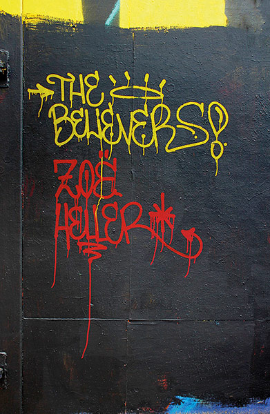 Penguin Street Art : The Believers by Zoe Heller 
