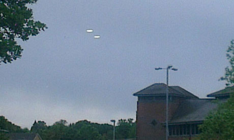 UFOs – flying discs – spotted in the sky over in Bracknell in 2013.