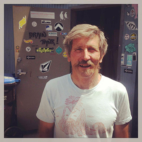 California surf: Santa Cruz surfboard shaper Michel Junod