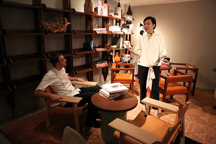 Jason Atherton: Jason Atherton with his business partner Yenn Wong in Hong Kong