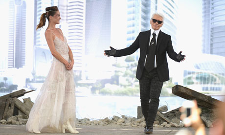 Chanel couture show: Karl Lagerfeld
