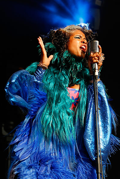 Lovebox: Kelis performs live on The Terrazza Stage during day three of the Lovebox f