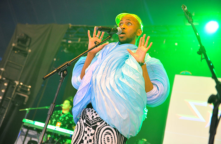 Womad: Spoek performs on stage during day 1 of the WOMAD Festival