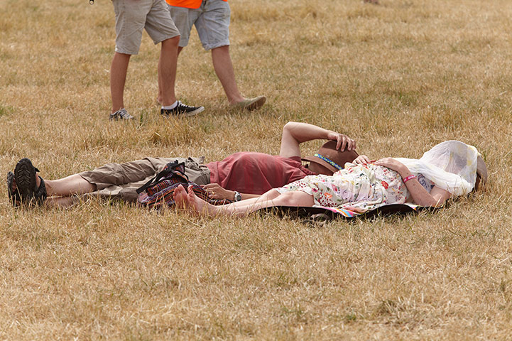 Womad: Festival goers at WOMAD