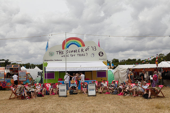 Womad: WOMAD festival Guardian stand