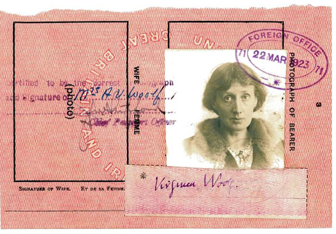 Famous Peoples Passports: Virginia Woolf