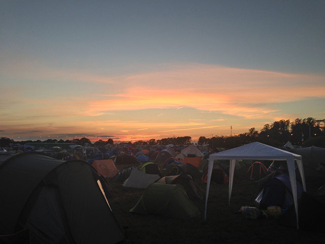 GuardianWitness WOMAD: Friday evening sunset at WOMAD 2013