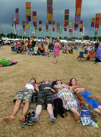 GuardianWitness WOMAD: Festival-goers relaxing at WOMAD 2013