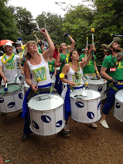 GuardianWitness WOMAD: Drummers at WOMAD 2013