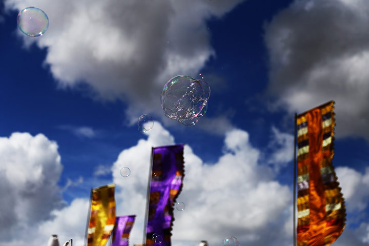 GuardianWitness WOMAD: Chasing a bubble near the Big Red tent