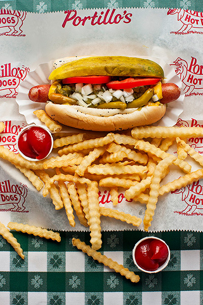 Chicago in pictures: Portillo's hot dog 