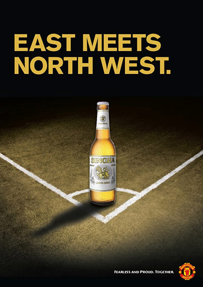 Manchester United commercial deals: Singha beer