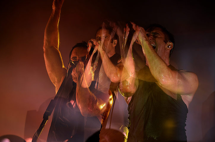 Lollapalooza: Trent Reznor of Nine Inch Nails Lollapalooza 2013