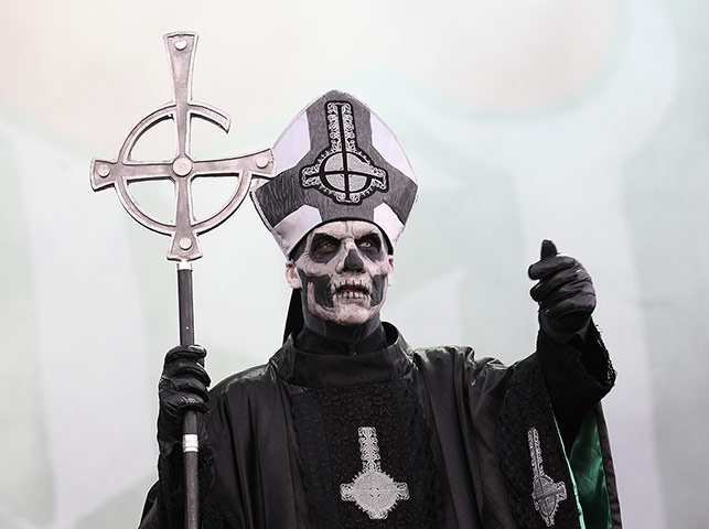 Lollapalooza: Papa Emeritus II of the Swedish band Ghost BC