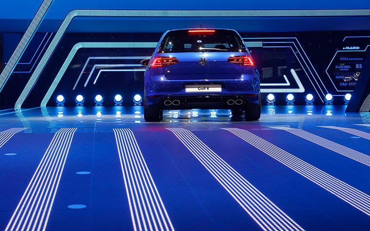 Frankfurt motor show 2013: A Volkswagen Golf R 