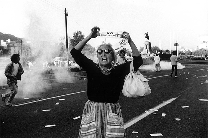 Chile from within: 'No more, because there are more of us,' International Women's Day, Santiago