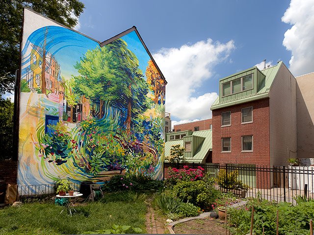 Mural Philly: Garden of Delight Mural