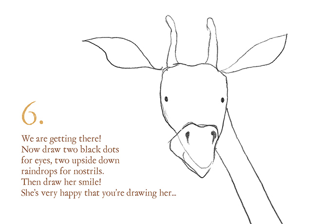 How to draw a giraffe: 6