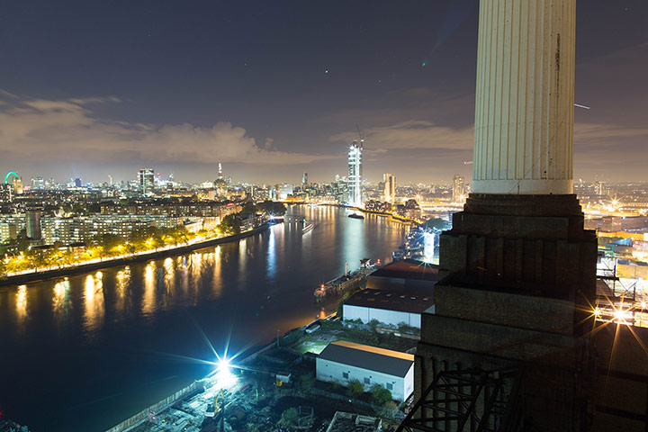 Bradley Garrett: Battersea Power Station, South London, United Kingdom 