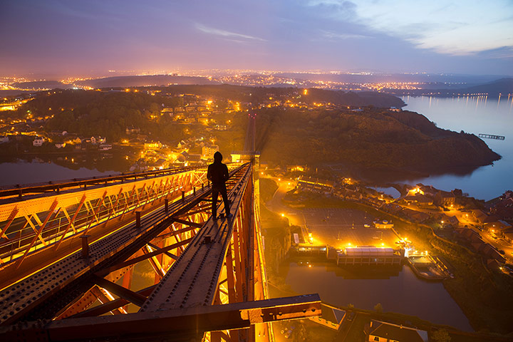 Bradley Garrett: Forth Rail Bridge, Edinburgh, Scotland