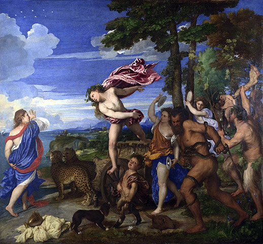 Blue: Bacchus and Ariadne