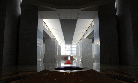 Echoing halls … the 20m high rooms are lined with Carrara marble. Photograph: Flickr/Jacobdugo