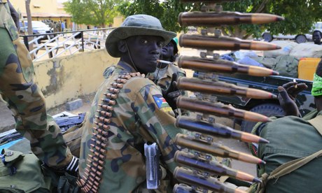 South Sudan army soldier