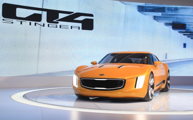 Kia's GT4 Stinger concept car