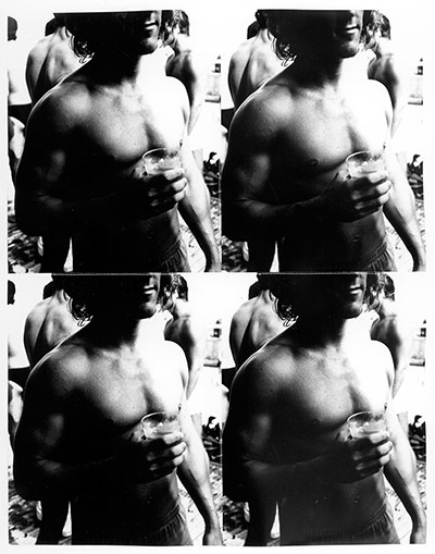 Burroughs: Andy Warhol, Young Man holding a Glass, 1976-1986
