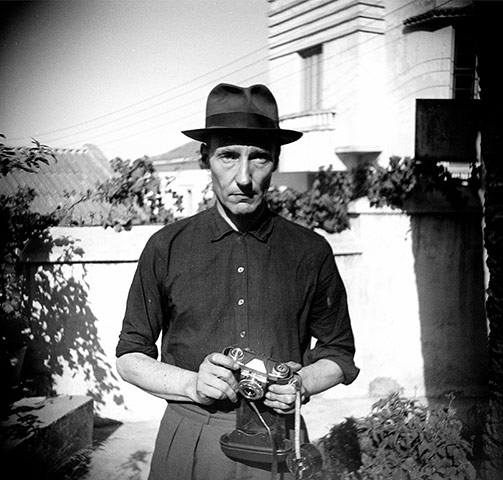 Burroughs: Unknown Photographer, Burroughs in the Villa Mouniria Garden, Tangier