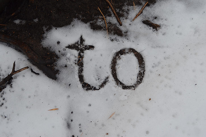 Snow:  