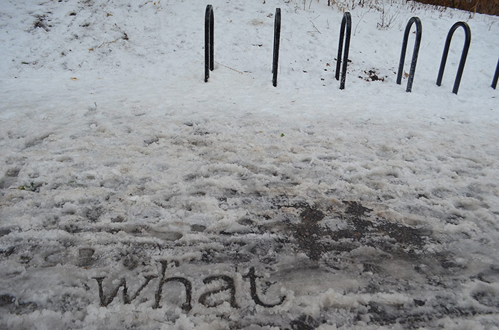 Snow:  