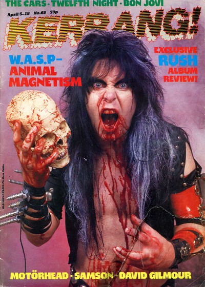 Kerrang covers: Kerrang WASP