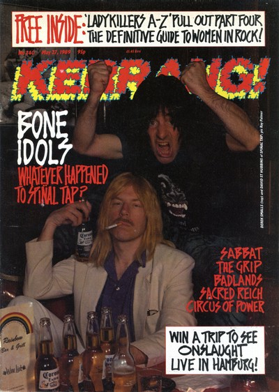 Kerrang covers: Kerrang spinal