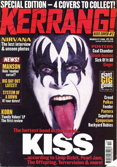 Kerrang covers: Kerrang Kiss