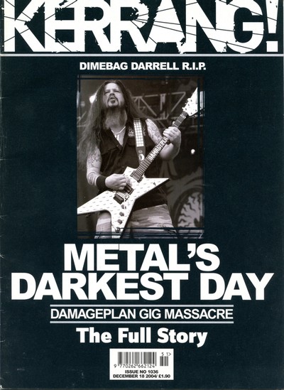 Kerrang covers: Kerrang Dimebag Darrell