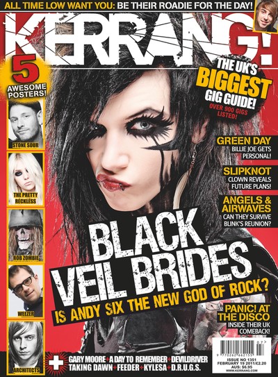 Kerrang covers: Kerrang Black Veil Bride