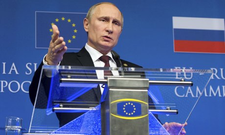 Vladimir Putin in Brussels