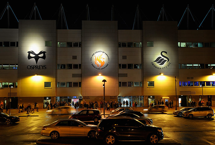 Tuesday's games: Supporters mill about outside Liberty Stadium