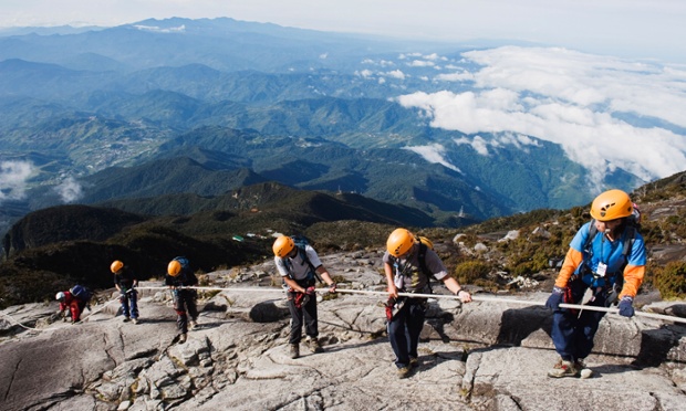 At 4095m, Mount Kinabalu is Malaysia's highest mountain. The Mountain Torq Via Ferrata, which is situated just below the summit is the highest of its kind in the world. Still, it's also one of the world's most accessible peaks to climb and many tourists make the high altitude trek to the top.