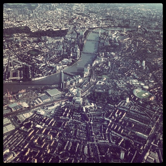 London from above